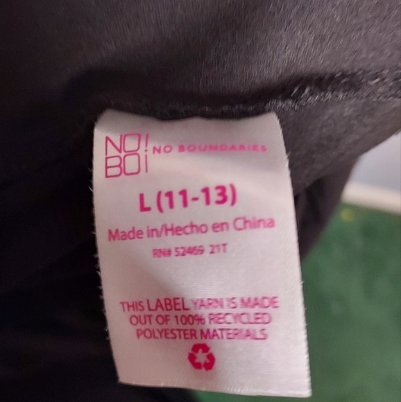 No Boundaries Black Leggings Size Large (11-13) - Picture 7 of 8